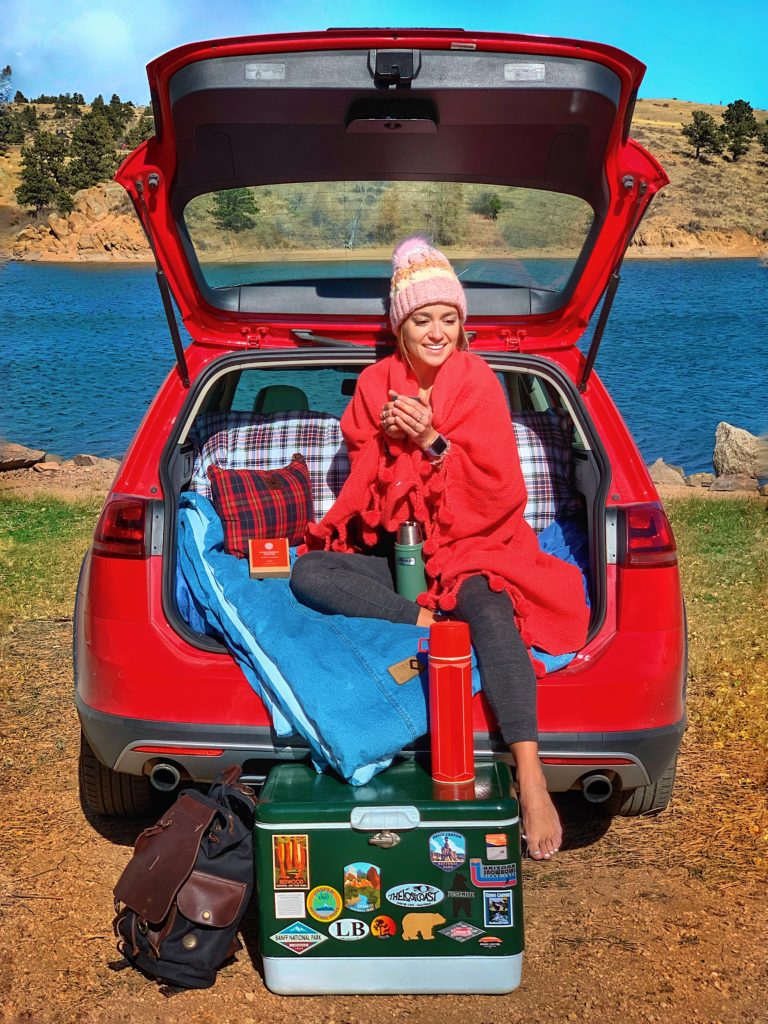 Camping Tips: Grit camping in car